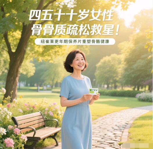 女性到了四五十岁骨质开始疏松了怎么办？吃这款产品可以改善