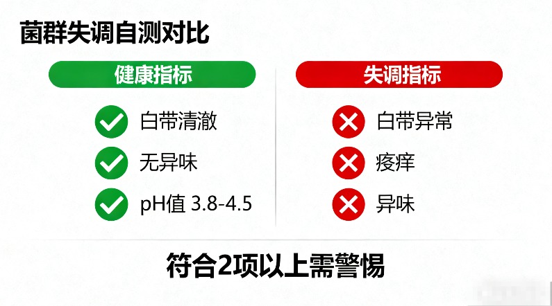女性菌群失调的症状是什么？需要吃什么调理？