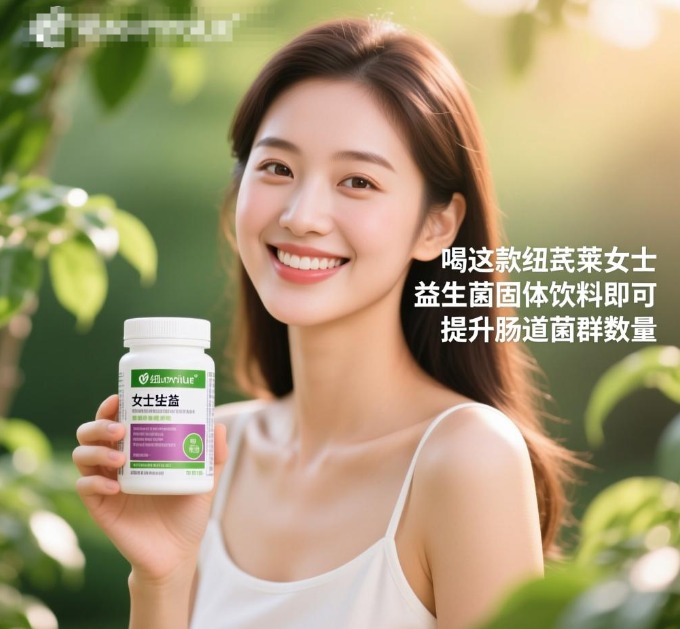 女性肠道菌群数量提升方法，喝这款益生菌固体饮料即可