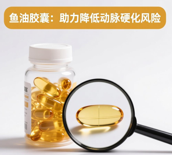 吃什么食物对降低动脉硬化最有效？推荐吃这款鱼油胶囊