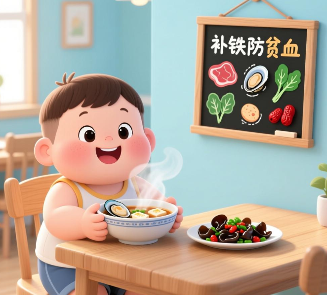 儿童补铁预防贫血，家长必看的饮食搭配指南