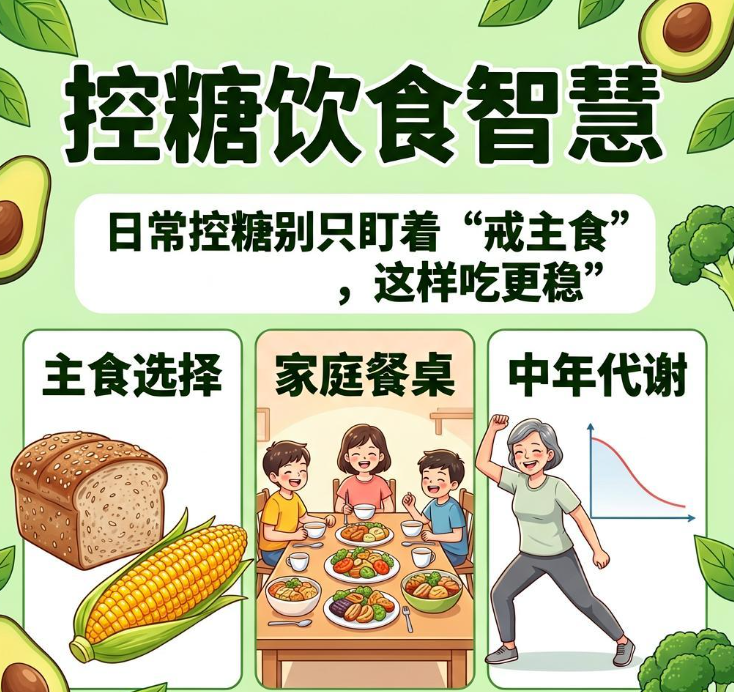 家庭餐桌上的控糖智慧，守护全家代谢健康