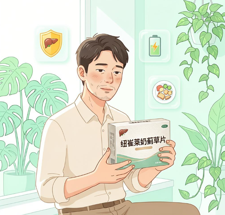 肝脏亚健康怎么调理，纽崔莱奶蓟草片来帮忙