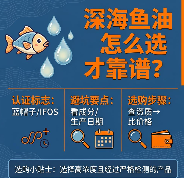 深海鱼油怎么选才靠谱？一文看懂品质认证与避坑指南