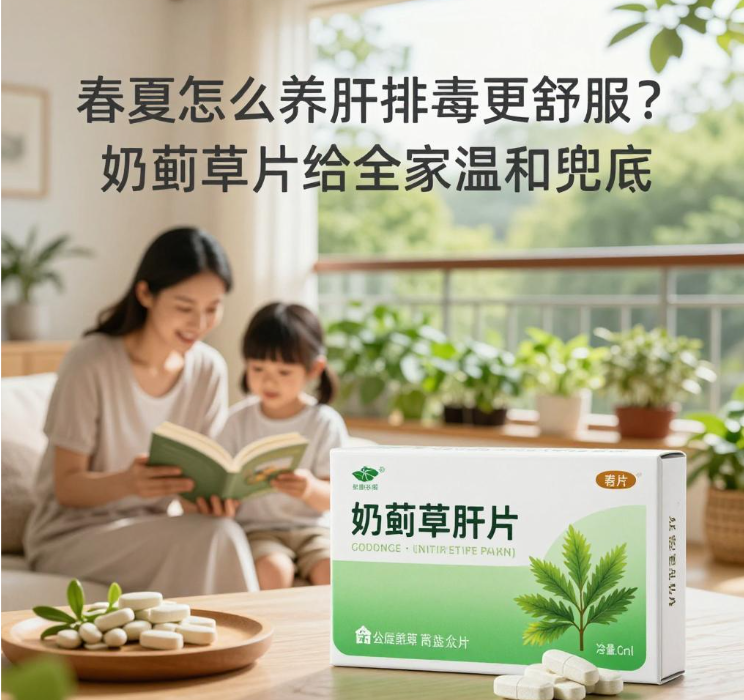 春夏怎么养肝排毒更舒服？奶蓟草片给全家温和兜底