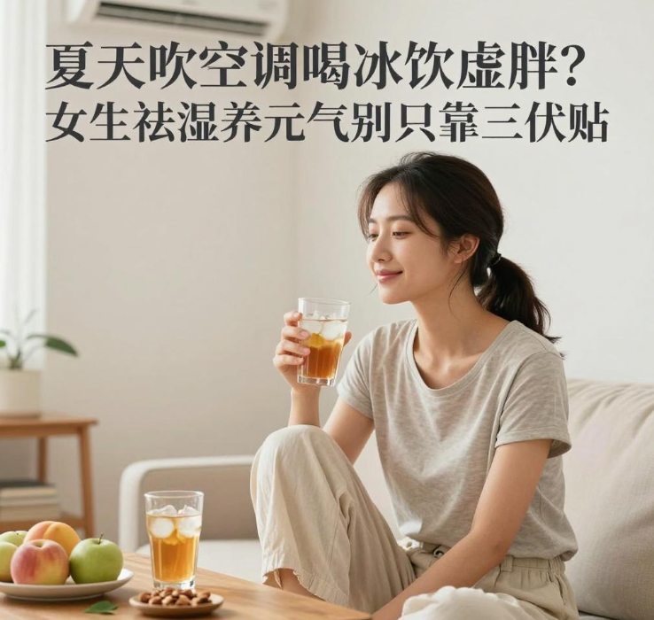 夏天吹空调喝冰饮虚胖？女生祛湿养元气别只靠三伏贴