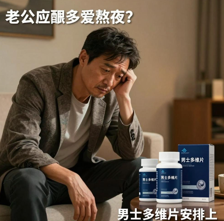 老公应酬多爱熬夜？男士多维片安排上