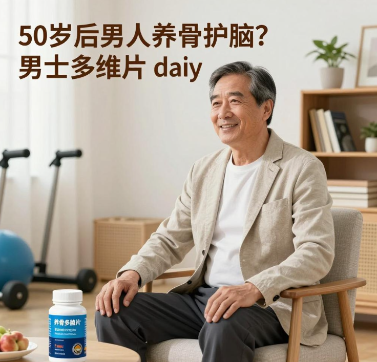 50岁后男人养骨护脑？男士多维片daily