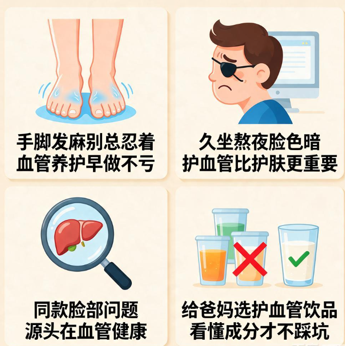 给爸妈选护血管饮品 看懂成分才不踩坑