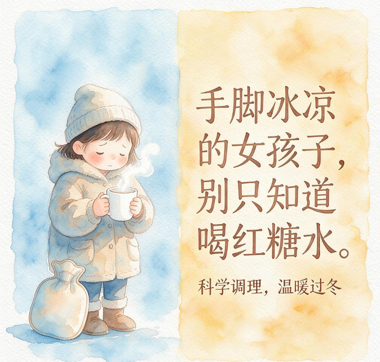 手脚冰凉的女孩子，别只知道喝红糖水