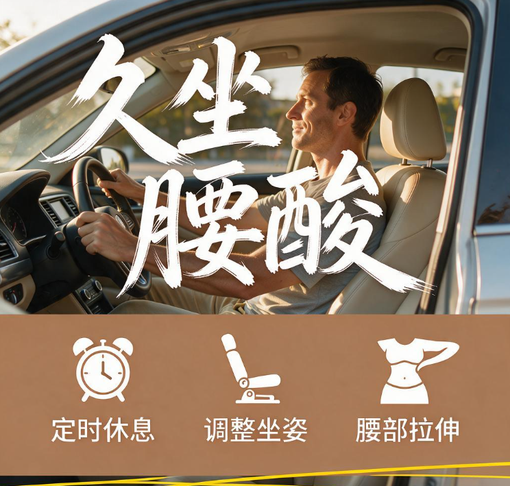 久坐开车腰酸代谢差？别只靠按摩垫撑着