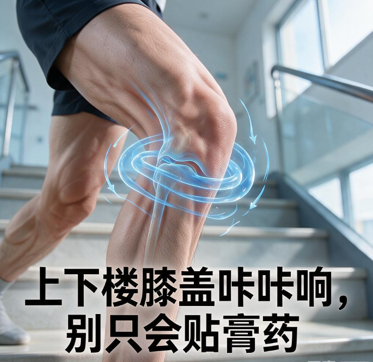 上下楼膝盖咔咔响，别只会贴膏药