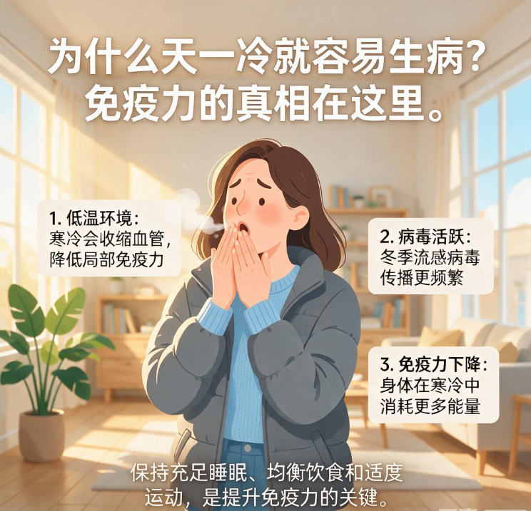 为什么天一冷就容易生病？免疫力的真相在这里