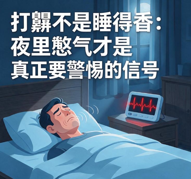 打鼾不是睡得香：夜里憋气才是真正要警惕的信号