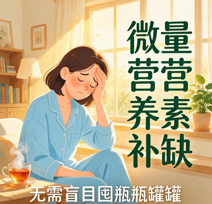 微量营养素补缺：总犯困易感冒，别急着囤瓶瓶罐罐